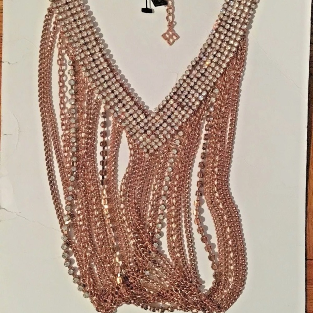 BCBGMAXAZRIA SOCIALITE Collection Bronze Necklace - Picture 7 of 10